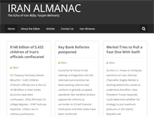 Tablet Screenshot of iranalmanac.com
